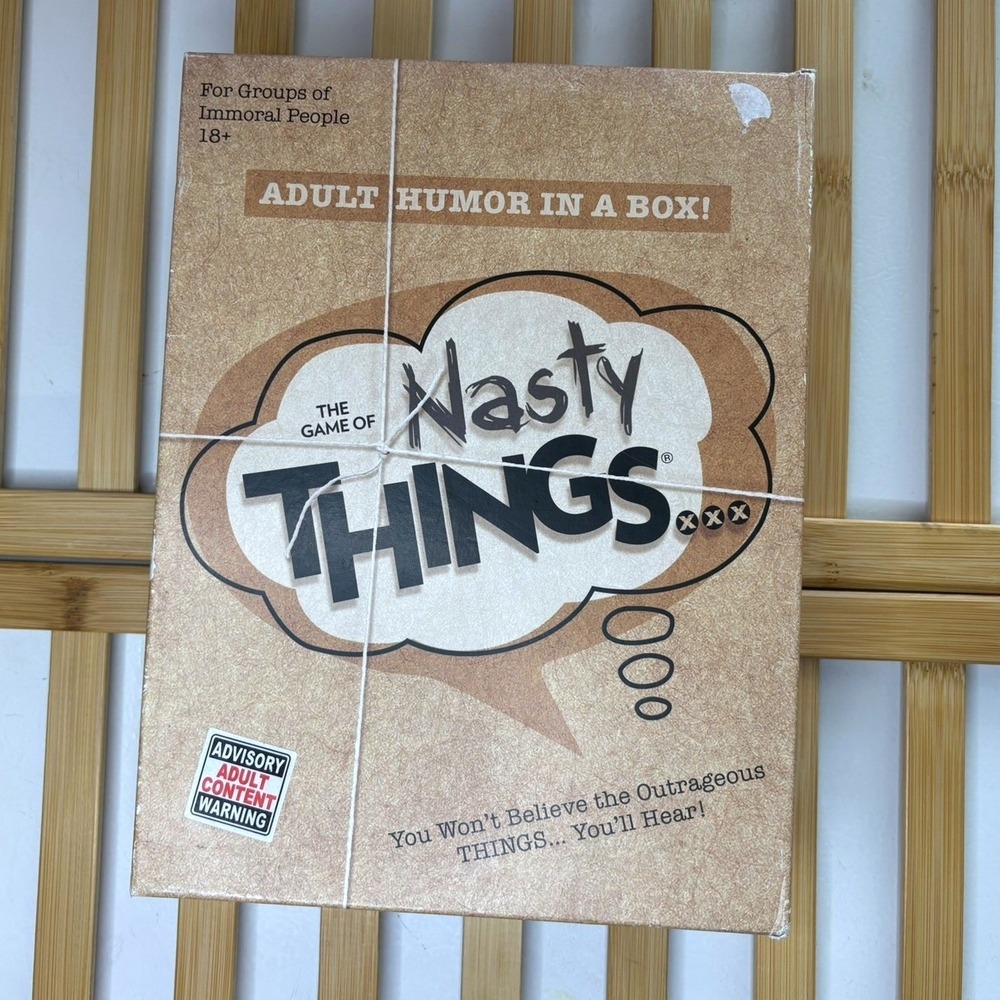 The Game of Nasty Things XXX Adult Humor Board Game 7710 18+ Party Game